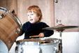 Zion on drums